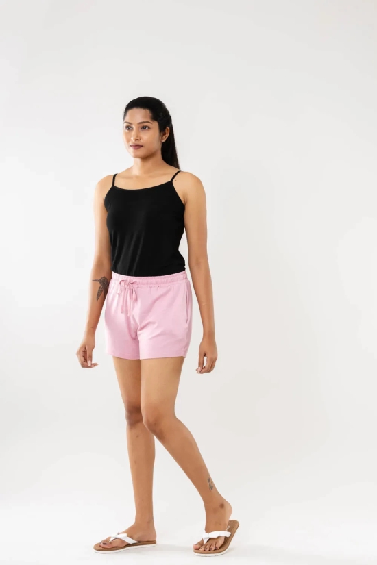 Lt.Pink Women Shorts-L