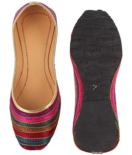 Apratim Multi Color Ethnic Footwear - None