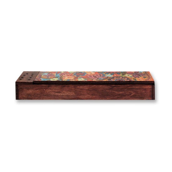 Agarbatti Stand and Storage Box- Brown