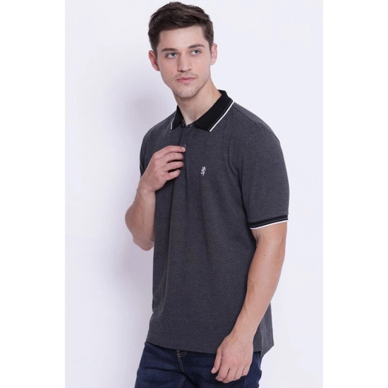 Red Tape Men's Grey Collared T-SHIRT