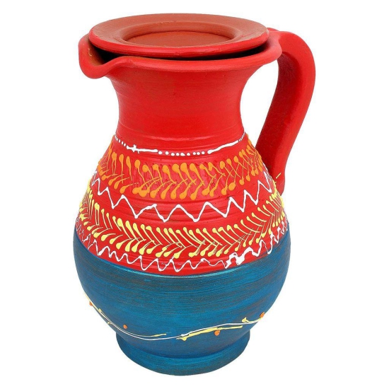 KSI Clay jug Drinking Water | Clay jug for Water Storage | Mitti ka jug | 1.5 litres