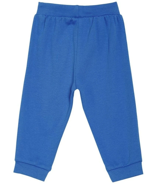 miniklub Blue Cotton Baby Boy Bodysuit & Jogger Set ( Pack of 2 ) - None