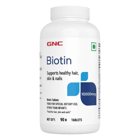 GNC Biotin 10,000mcg-90 Tablets