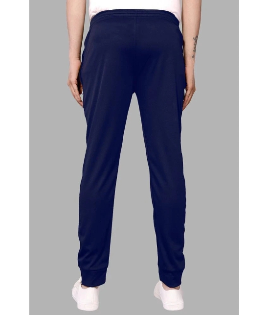 Anand Navy Blue Lycra Mens Joggers ( Pack of 1 ) - None