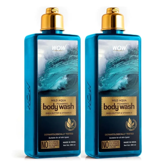 Wild Aqua Foaming Body Wash 250 ml - PACK OF 2