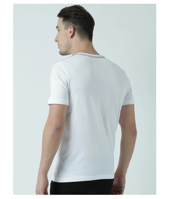 Huetrap cotton White Printed T-Shirt Single Pack - None