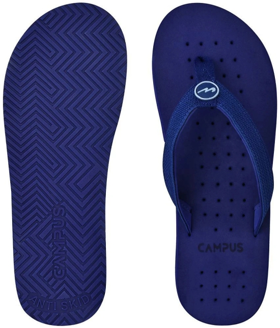 Campus Blue Mens Daily Slipper  (Pair of 1) - None