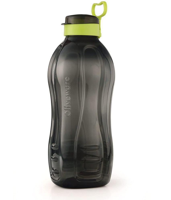 Oliveware - Black Water Bottle 2000 mL ( Set of 1 ) - Black