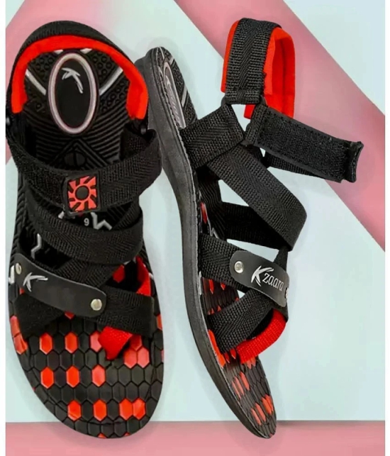 Kzaara - Red Mens Sandals - None