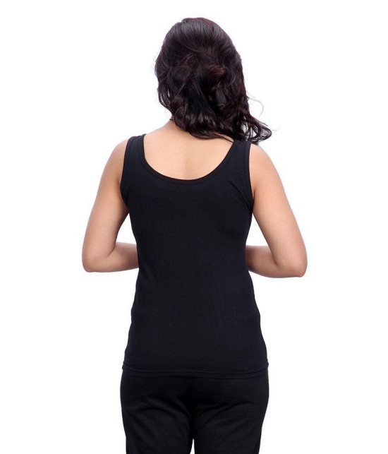 Selfcare Black Camisoles - L