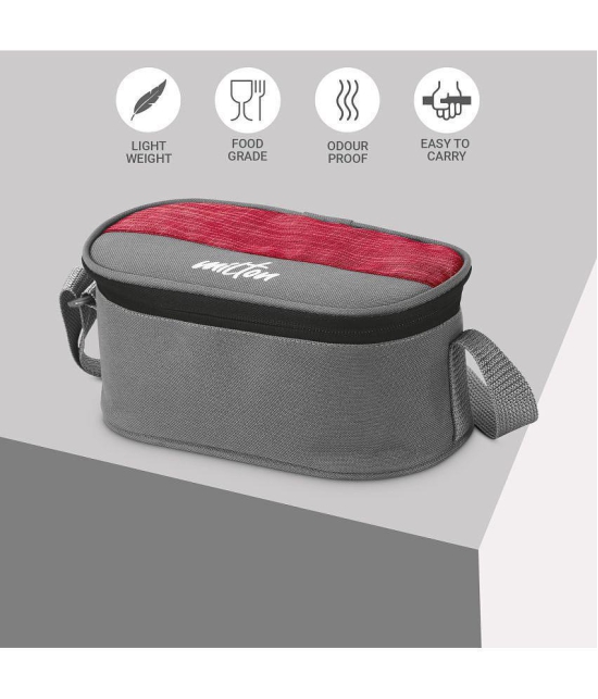 Milton Master Stainless Steel Lunch Box, Red