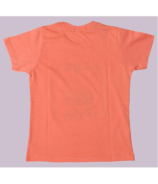 NEUVIN - Orange Cotton Boy's T-Shirt ( Pack of 1 ) - None