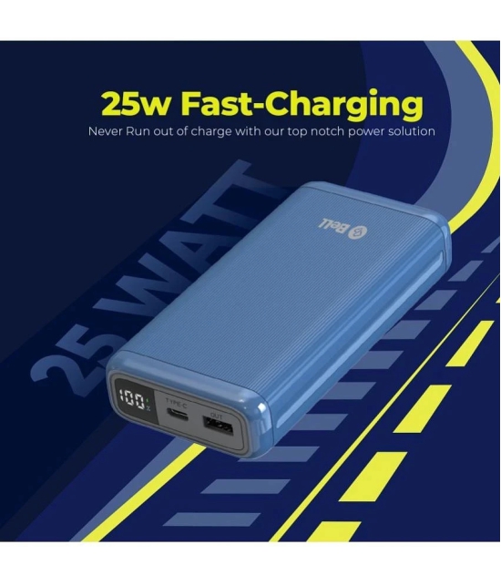 Bell 20000 -mAh 22.5W Li-Polymer Power Bank - Blue