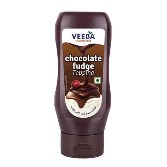 Veeba Chocolate Fudge Topping 380 G Pet Jar