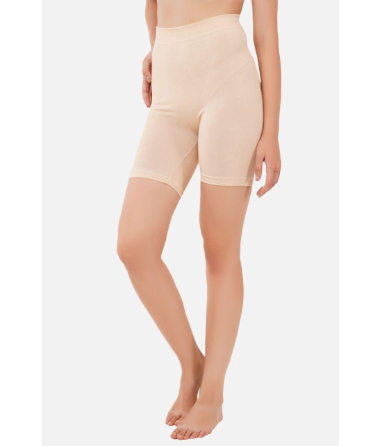 SELETA Cotton Capris - Beige Single - None