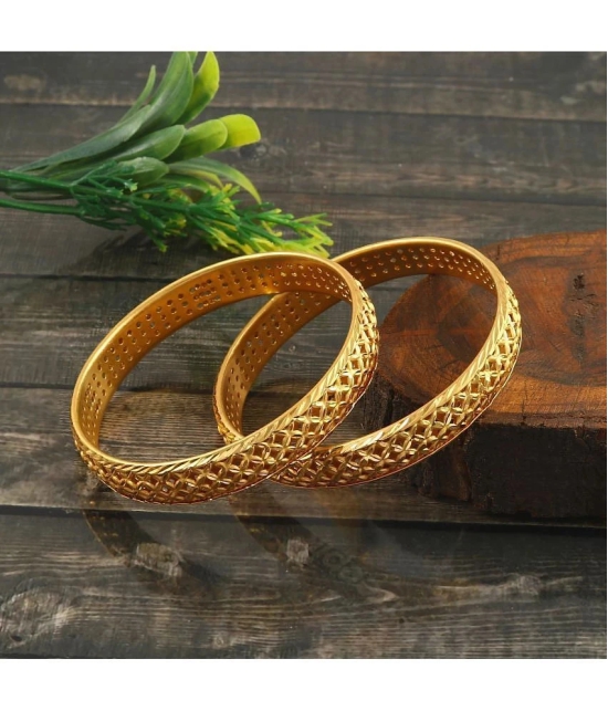 Jewar Mandi - Gold Kada Set ( Pack of 1 ) - None