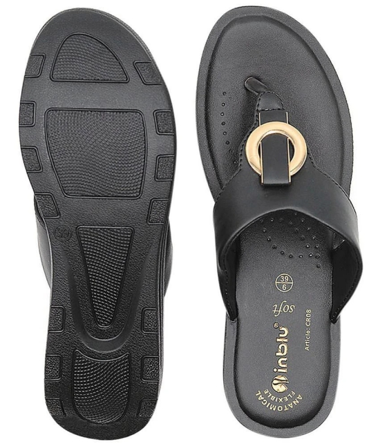 Inblu Black Womens Slipper - None