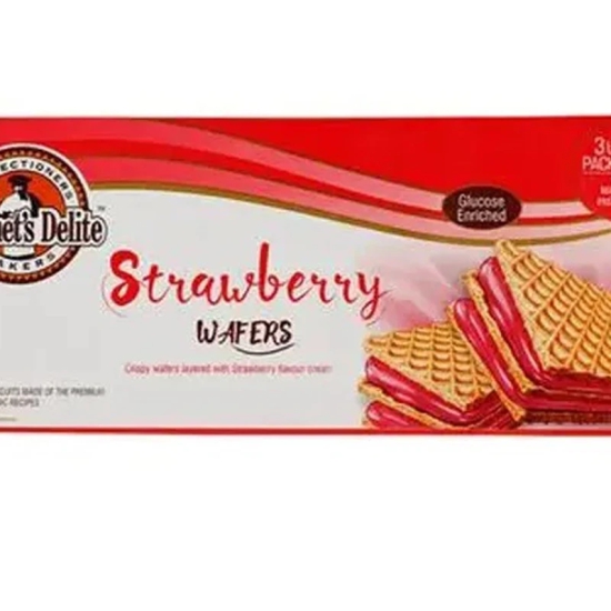 Gourmet Bakes Gourmet Delite Strawberry Wafer 75G, 1 Pc