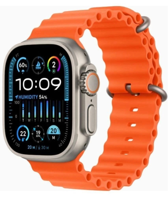 VERONIC Bluetooth Ultra Watch with BT Calling Orange Smart Watch