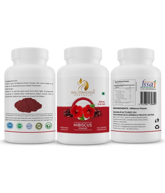 GOLDENACACIA HERRBALS Hibiscus 50 Powder 1 gm