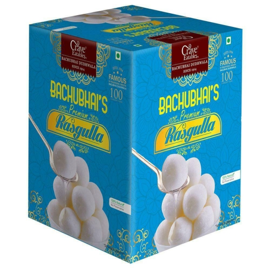 Crave Eatables Bachubhai`s Premium Rasgulla 1 kg