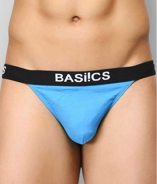 BASIICS By La Intimo - Multicolor Cotton Mens Thongs ( Pack of 2 ) - L