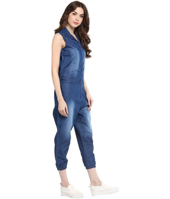 StyleStone Blue Denim Jumpsuit - Single - None