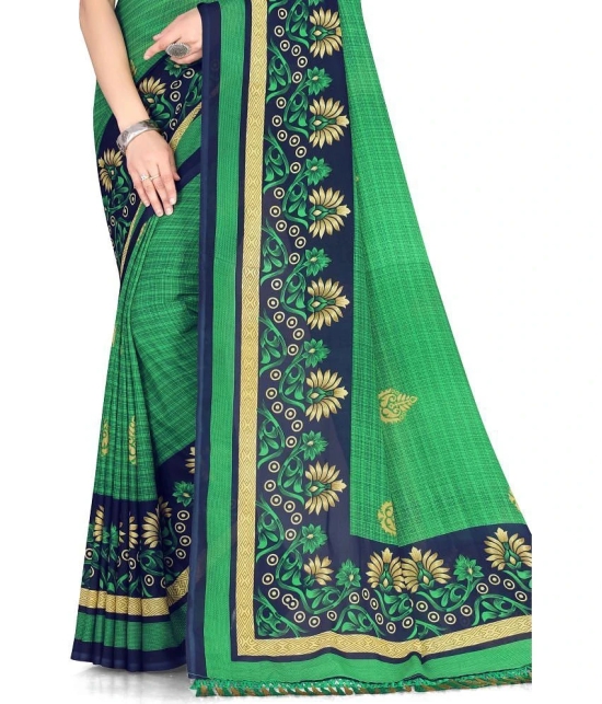 LEELAVATI - Multicolor Georgette Saree With Blouse Piece ( Pack of 1 ) - Multicolor