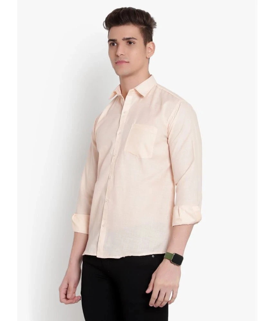 SREY - Orange Polyester Slim Fit Mens Casual Shirt ( Pack of 1 ) - None