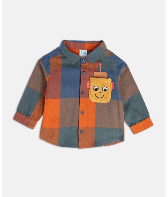 MINI KLUB - Orange Baby Boy Shirt ( Pack of 1 ) - None