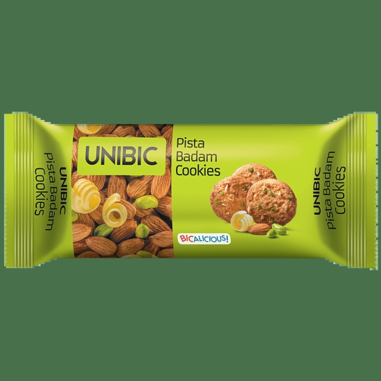 Unibic Pista & Badam Cookies, 67 gms