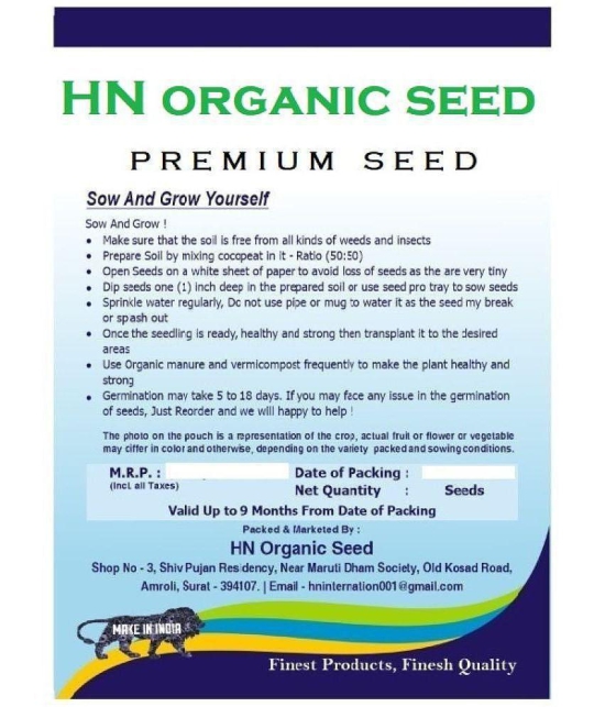 HN organic Seeds Combo - Rajnighandha or Tuberose Flower ( 5 - Bulbs ) and Papaya F1 Hybrid Fruit ( 50 seed )