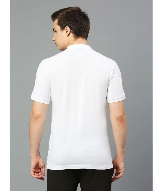 FanCode - White Cotton Regular Fit Men's Sports Polo T-Shirt ( Pack of 1 ) - None