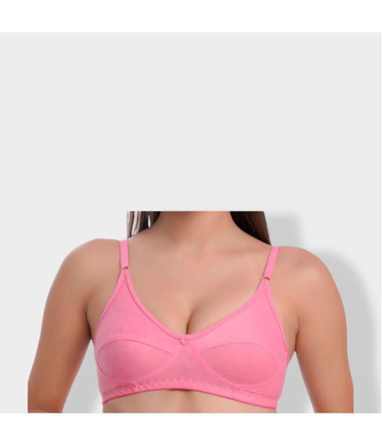 ICONIC ME Multicolor Cotton Lightly Padded Womens T-Shirt Bra ( Pack of 6 ) - None