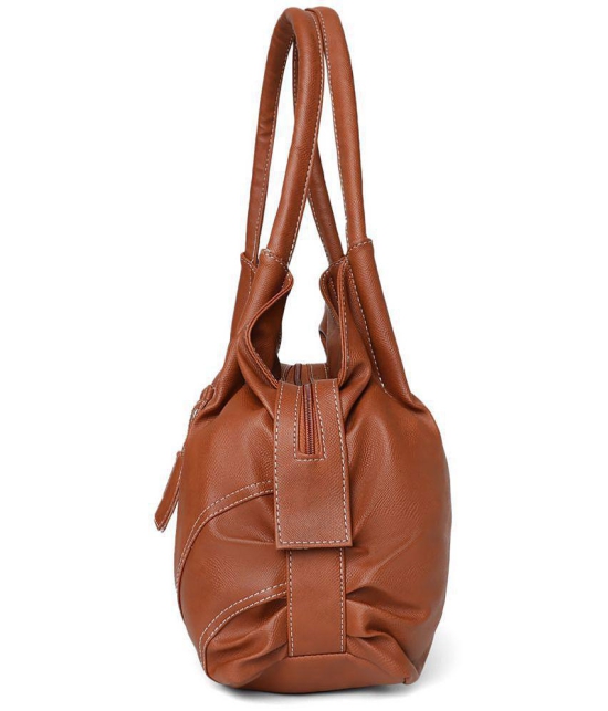 Fostelo - Tan PU Shoulder Bag - Tan