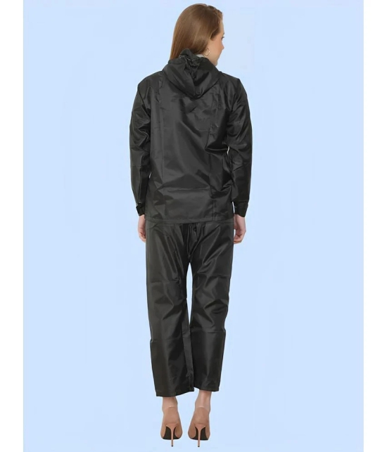 PPTHEFASHIONHUB Long Raincoat - Black - None