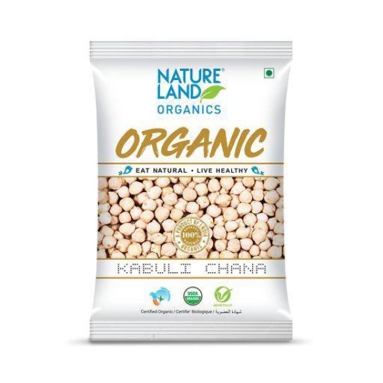 Natureland Organics Kabuli Chana/ Chickpea, 1 Kg