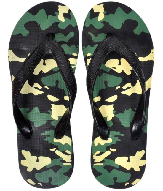 METAMORPH Black Flip Flops - None