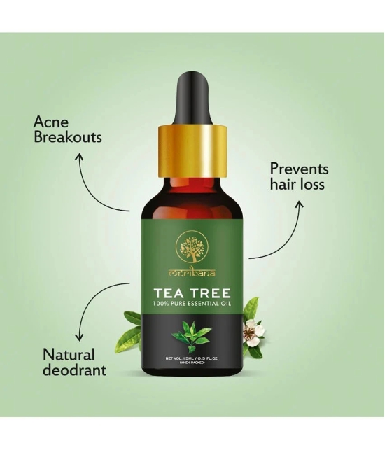 MeriBana - Tea Tree Essential Oil 15 mL ( Pack of 1 )