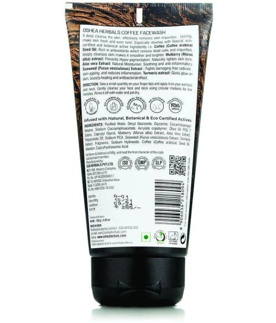 Oshea Herbals CAFEINE PRO Intense Skin Awakening Coffee FACEWASH 120grams