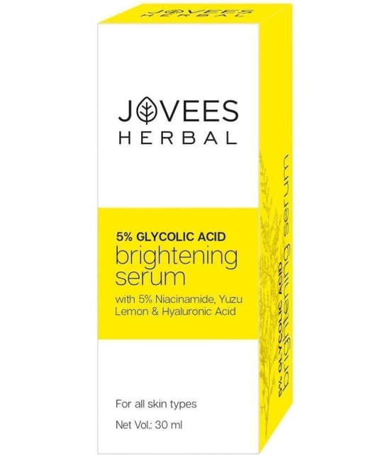 Jovees Herbal 5% Glycolic Acid Brightening Serum For All Skin Type (Pack of 1)