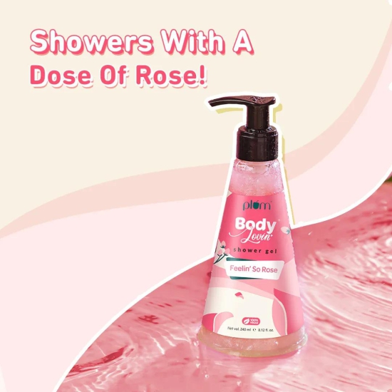 Feelin' So Rose Shower Gel by Plum BodyLovin'