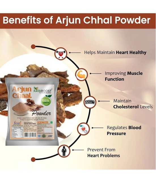 KAYABOOST Arjun ki Chaal Powder, Arjuna Bark, Arjun Chal Tree Kwath, Arjuna Chettu Chhal (100 g)