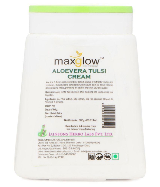 MaxGlow Aloevera & Tulsi Cream Day Cream 800 gm