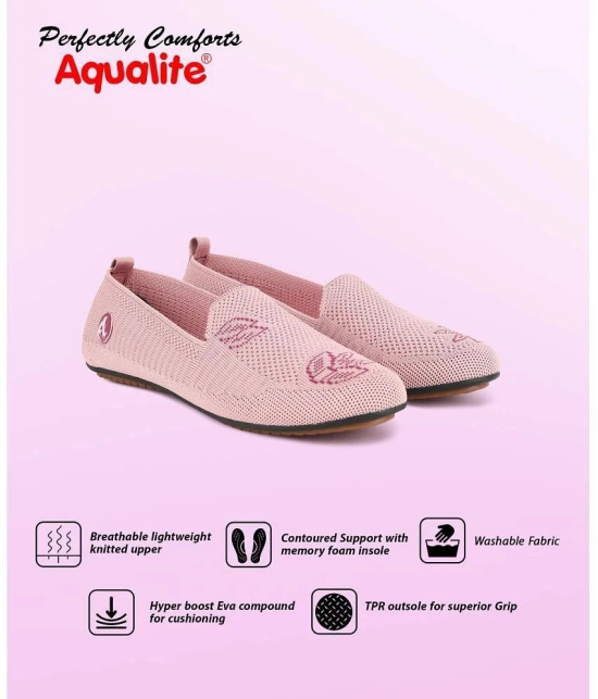 Aqualite Pink Womens Slip On - None