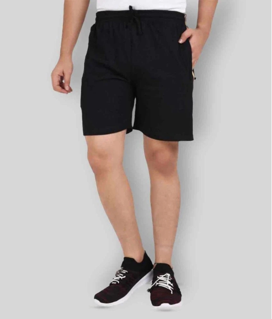 Neo Garments Black Shorts SINGLE MENS SHORTS BLACK (PLUS SIZES : M TO 7XL). - None