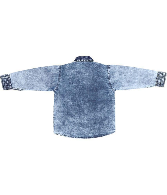 Kids Denim Full sleeves Shirt - None