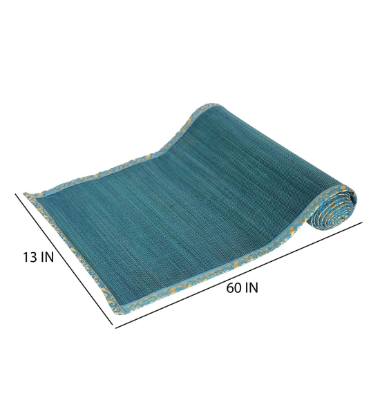 Bamboo Dining Mats - Blue  (Set of 13)