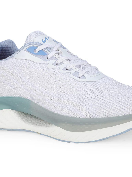 Campus Circle White Men Running Sports Shoes