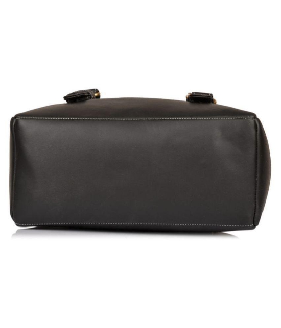 Fostelo - Black  PU Shoulder Bag - Black